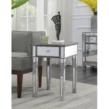 Claybrooks end deals table with storage